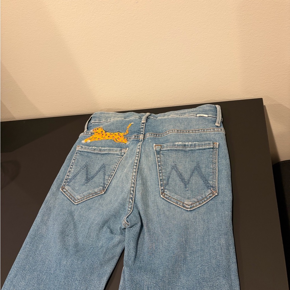 MOTHER Blue Skinny Jeans for Women - Picture 5 of 9